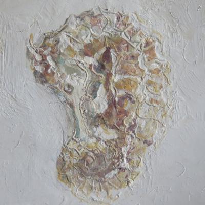 Isabelle Bonzom, Fossile, Fossil, buon fresco, detail